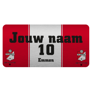 Nummerbord FC Emmen